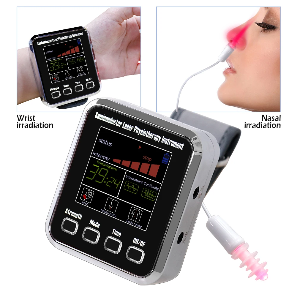 Laser Therapy Blood Irradiation Acupuncture Watch with 12-Hole Design and 650nm Technology