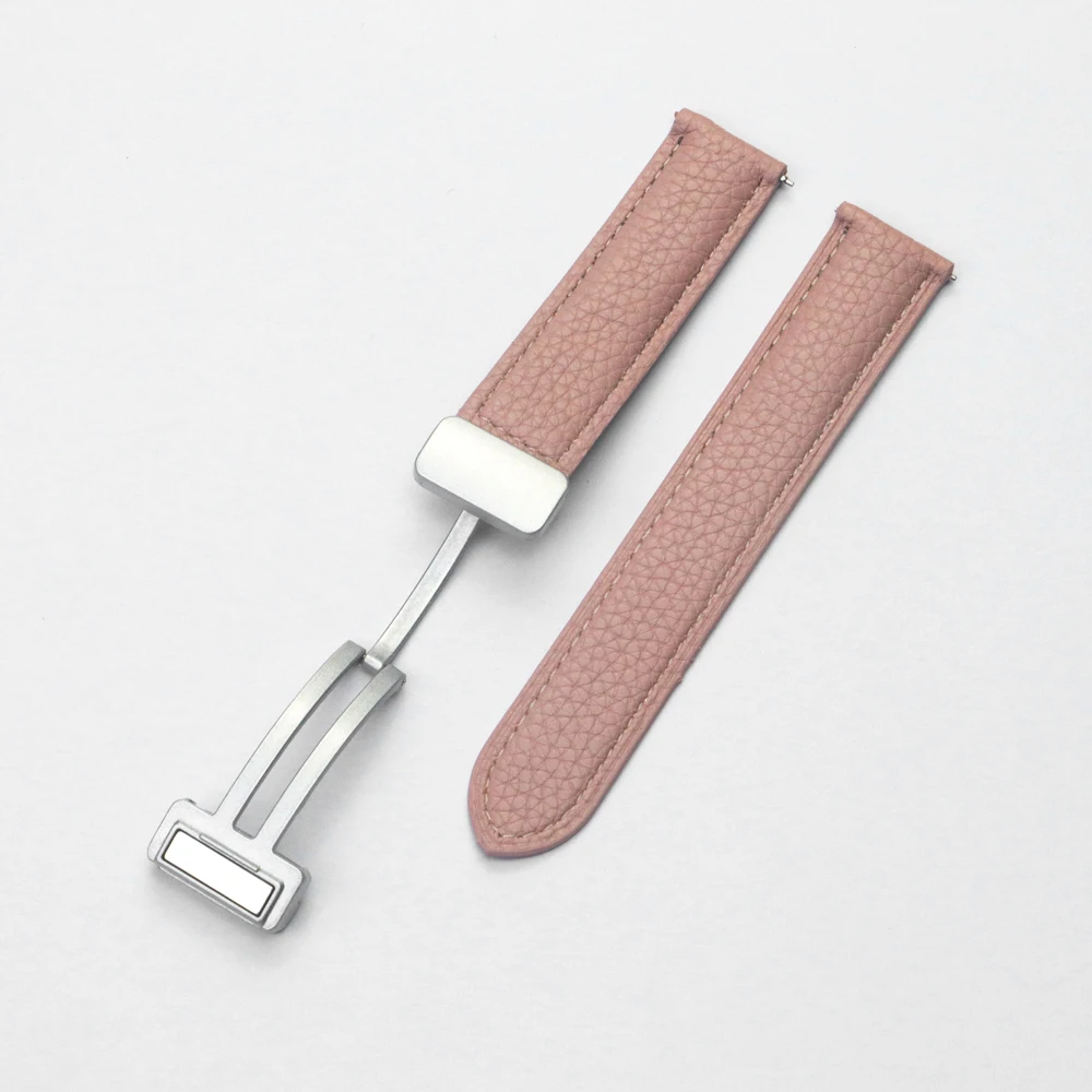 Premium Leather Strap with Magnetic Buckle