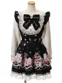 3733 Black Dress Set