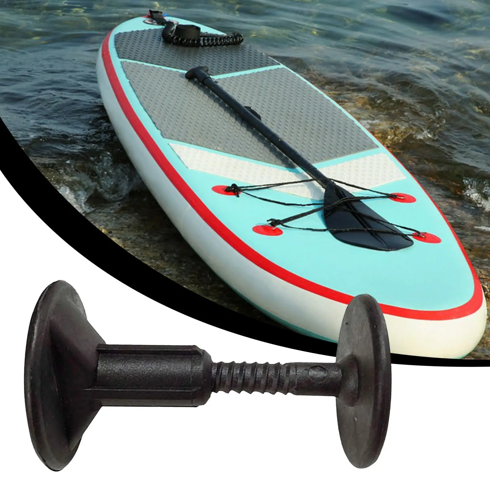 1PC Surfboard Safety Foot Rope Buckle Leash Plug For Water Sports Plastic Bolt Surf Leash Plug Surfing Rope Accessories