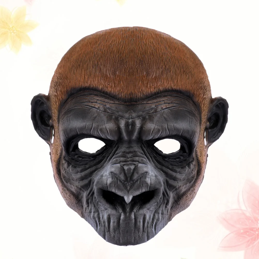 

Monkey Face Halloween Costume Masquerade Headgear Party Prop Monkey Costume Monkey Orangutan Scream Costume