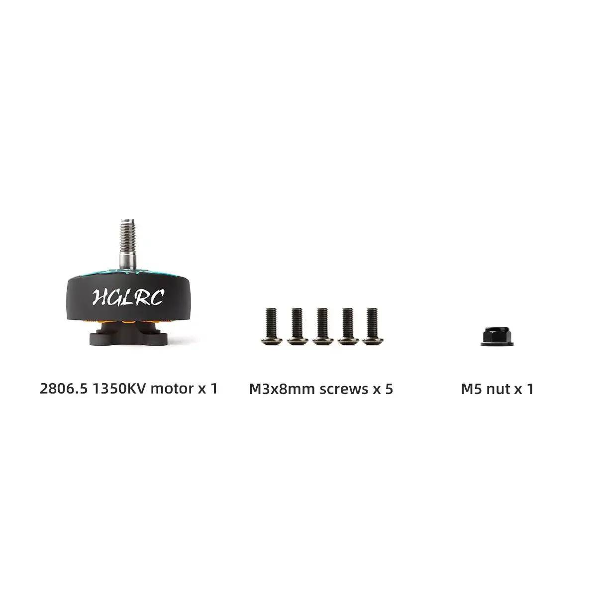 HGLRC SPECTER 2806.5 Brushless Motor - 1350KV 4-6S thumbnail 6