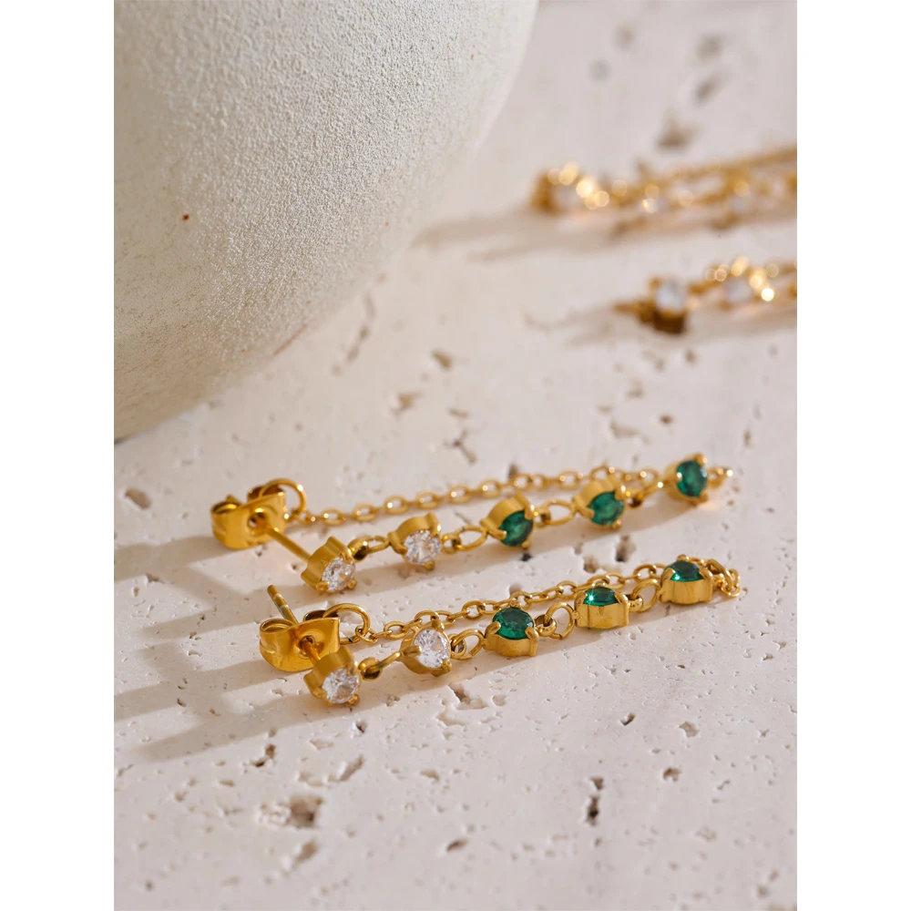 Yhpup Earrings Cubic Zirconia