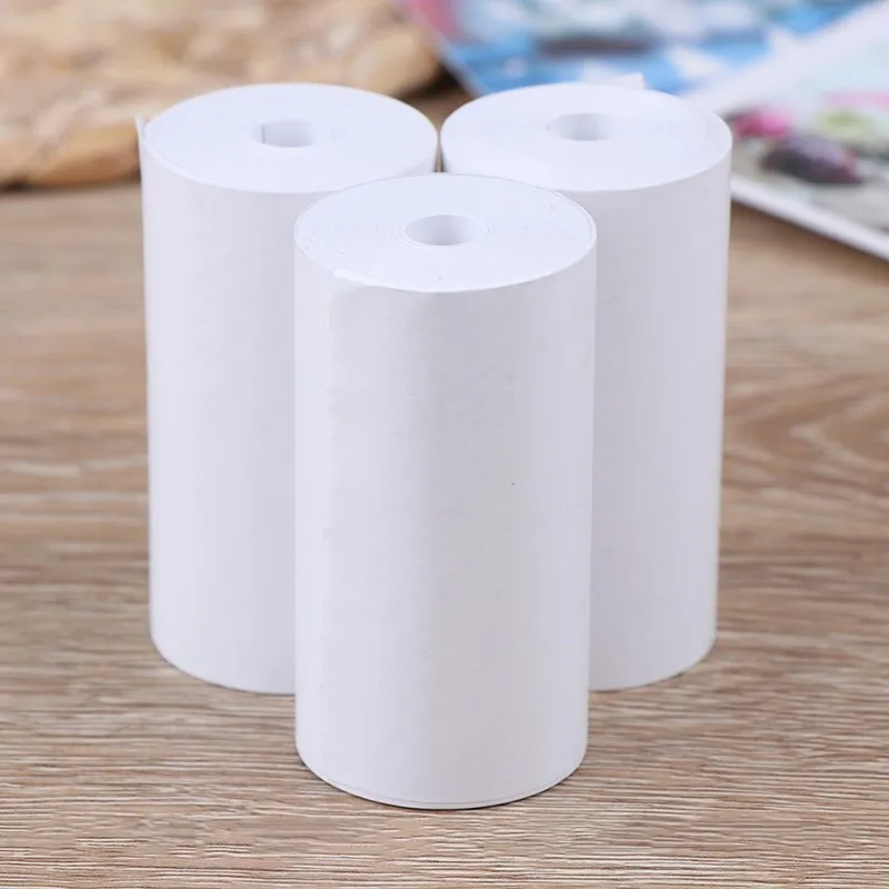 Thermal Paper Roll 1 Roll 57*30mm Thermal Paper Color White for Children Camera Instant Printer Kids Camera Printing Paper Replacement Accessories