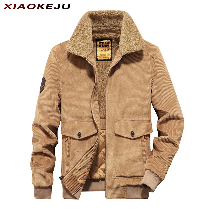 Man Fashion Jacket Fishing Jacket Winter Heavy Oversize Sports Techwear Sport Camping Trekking Withzipper
