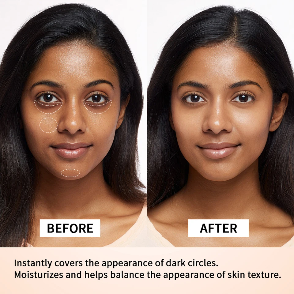 Full Coverage Under Eye Color Corrector Concealer For Dark Circles_voghion.com