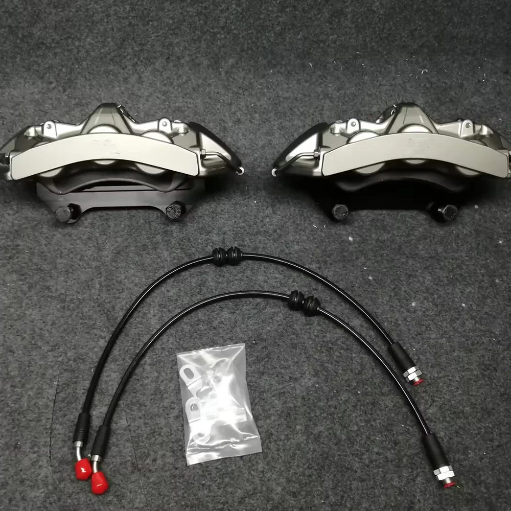The ICOOH Racing Factory Direct Big Caliper 6 Pot Brake System Kit is Suitable for All Models with 18-20 inch wheels