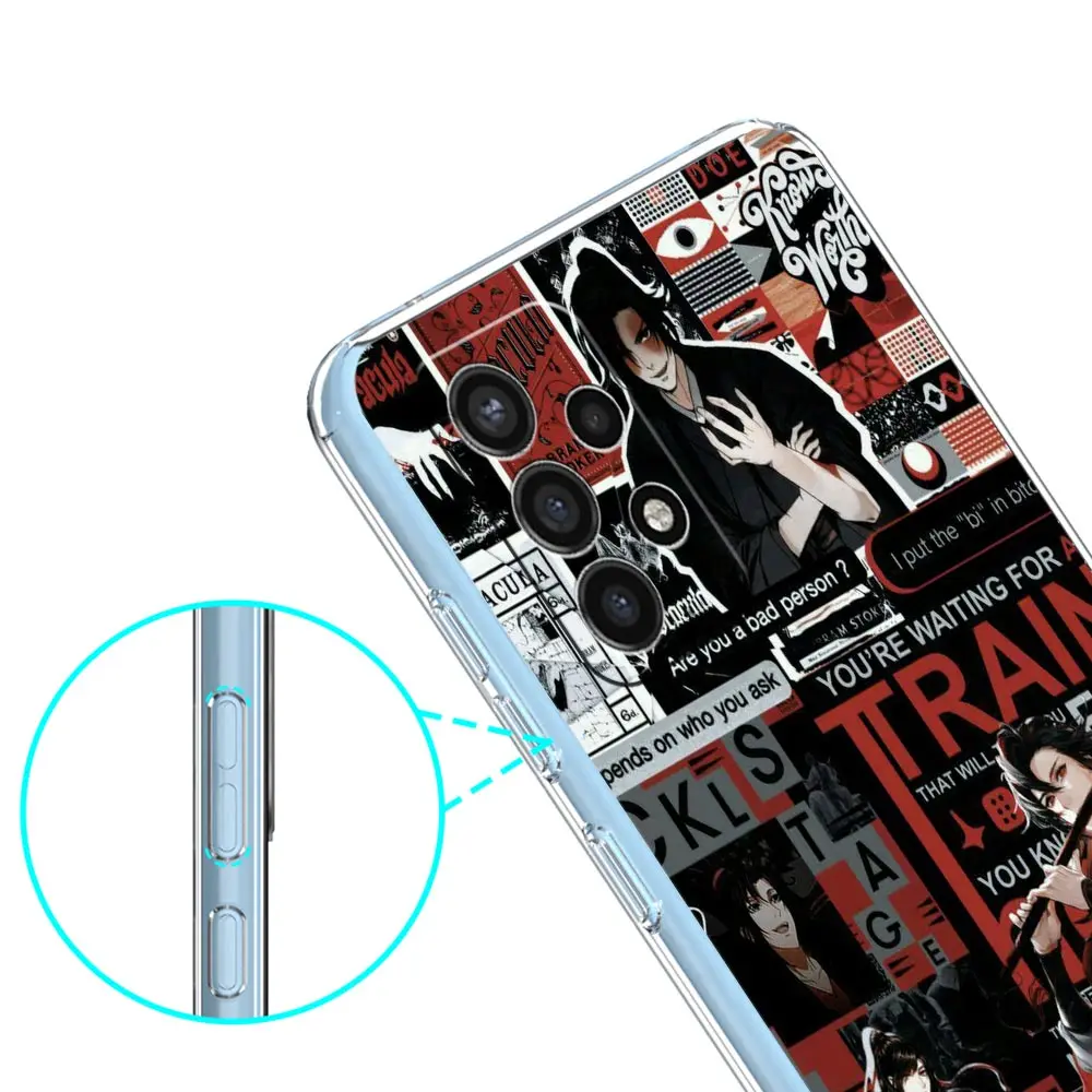 Mo Dao Zu Shi Wei Wuxian Clear Phone Case Cover