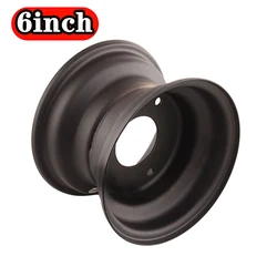 6 inch Wheel Rim 3 Holes Fits ATV Go Kart Mini Bike Lawn Tire 145/70-6