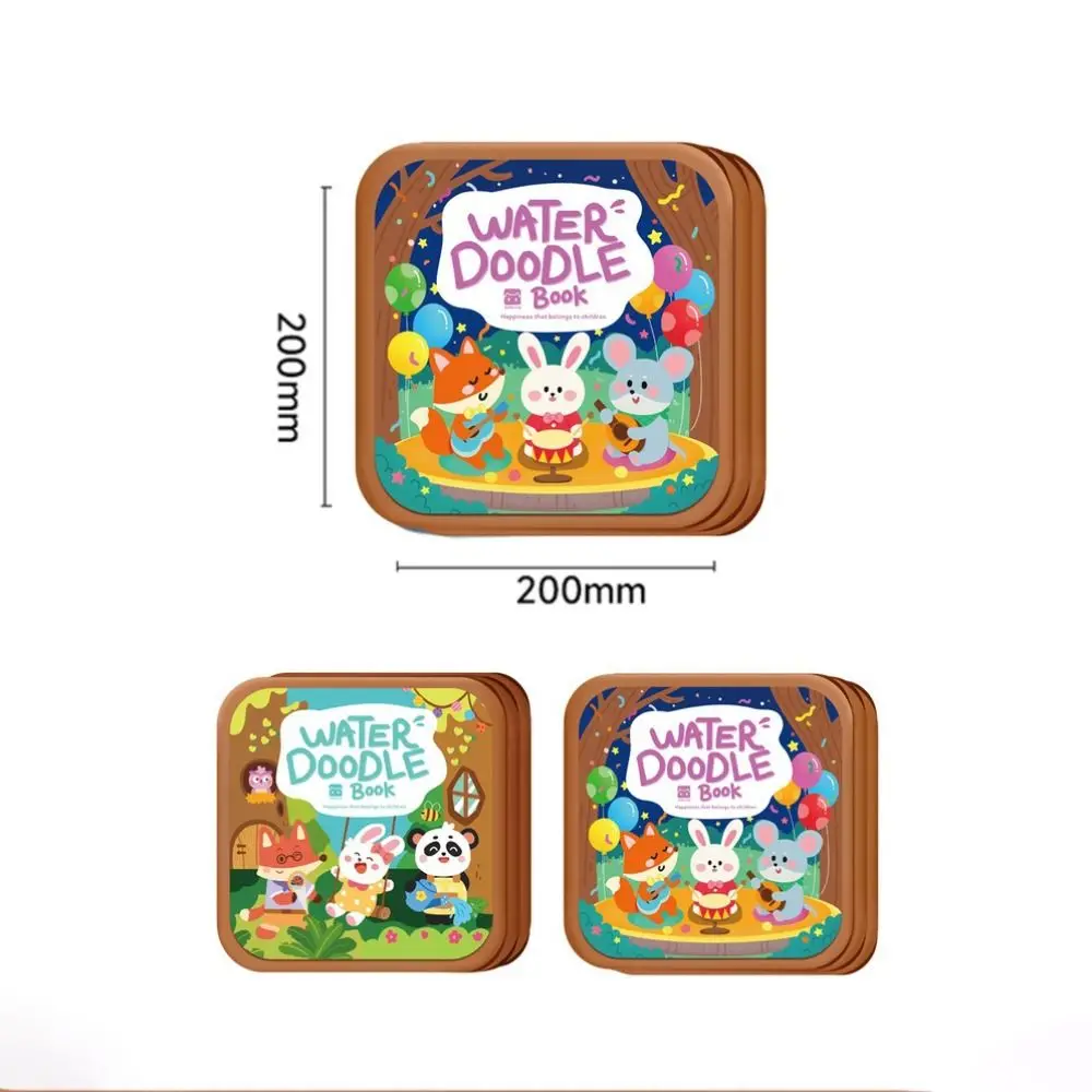 펜으로 그리는 물 그림책, 재사용 가능한 다중 장면 마법 그림책, DIY 디자인, 깨끗한 물로 그리는 교육용 어린이용 선물 아이디어