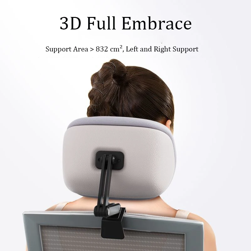 Memory Foam Headrest Attachment Office Chair Adjustable Height Angle Elastic Head Pillow Neck Support Rest Cushion
