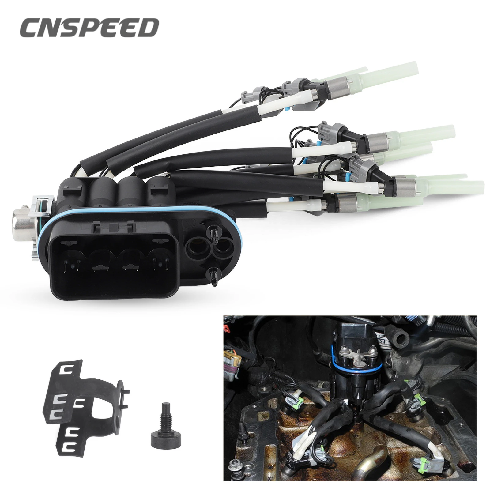 

CNSPEED For 1996-2002 Chevrolet GMC V8 5.7L Fuel Injector Spider 8 Cylinder With SCPI To MFI Conversion Bracket Replacement