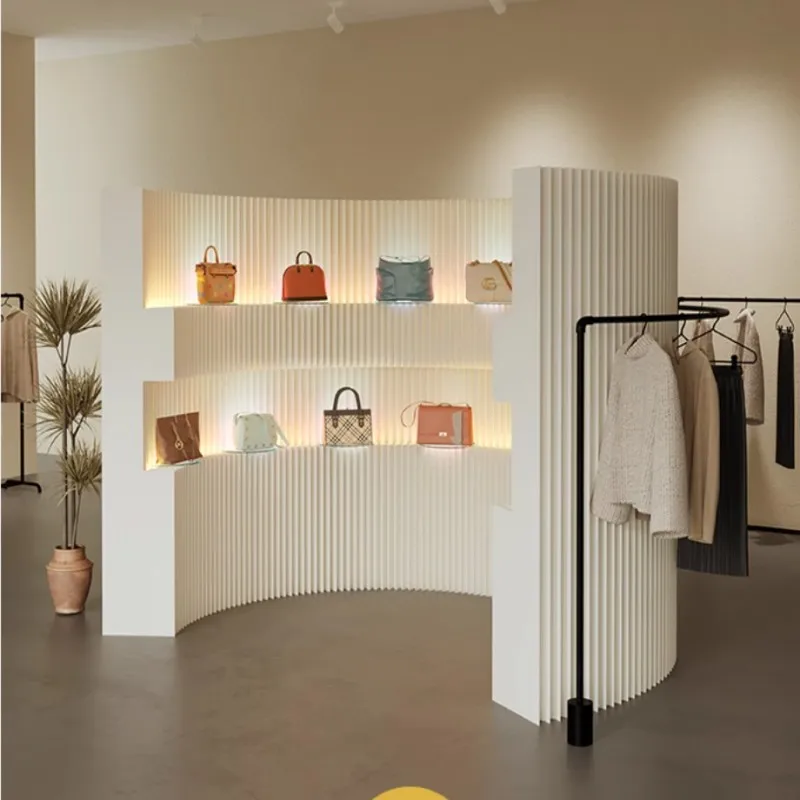 LedLuminousPaperScreenPartitionBaffleFoldingExhibitionLayout