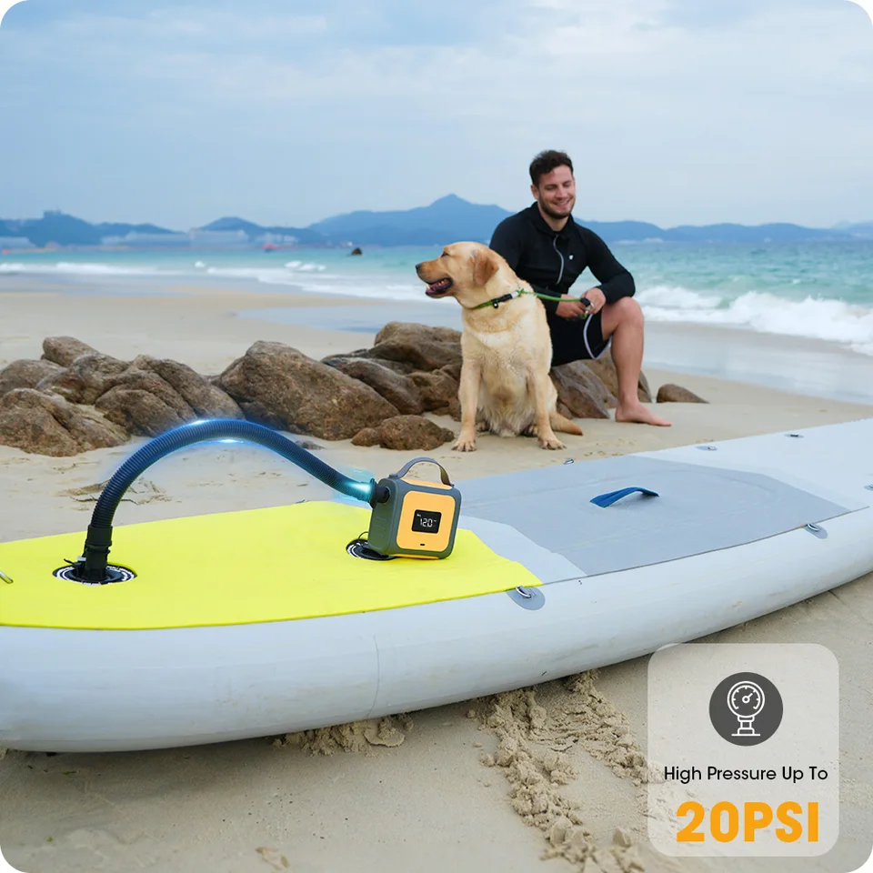 ひとサップ‼️ ゼッタ-凧とパドルボード用の電動サップポンプ、軽量、マルチ