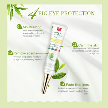 Eye Cream Eye Contour Fat Granule Remover Anti Dark Circle Eye Bags Anti Aging Whitening Eye Serum Korean Skin Care Products30ML - Thumbnail 5