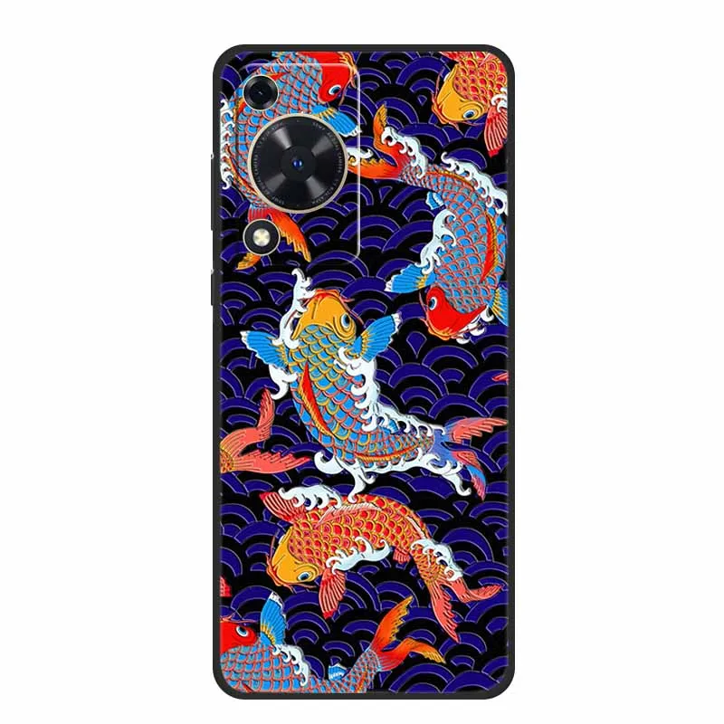 Embossed 3D Shockproof Silicone Phone Case - Soft Protective Cover