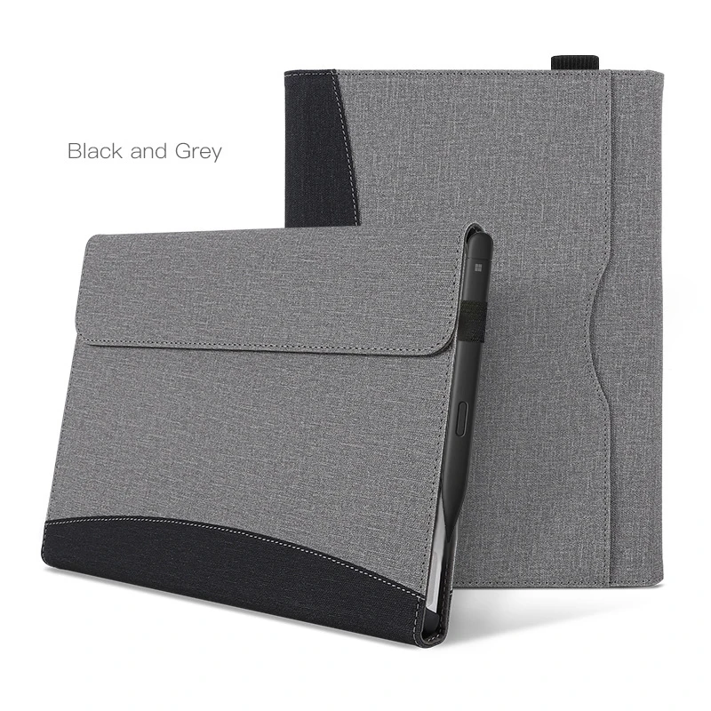 Premium Fabric Stand Cover for 12-Inch Tablet & 2-in-1 Laptop