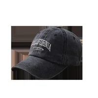 Cotton Retro Vintage Baseball Cap Men Women Denim Embroidered Letters Hat Cotton Soft Top Caps Casual Retro Unisex Hats - Image 5