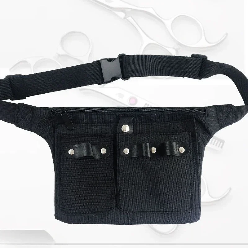 Canvas Case Multifunctional Professional Hairdressing Waist Packs Barber Pouch Comb Scissors Tool Hair Clipper Storage Bag