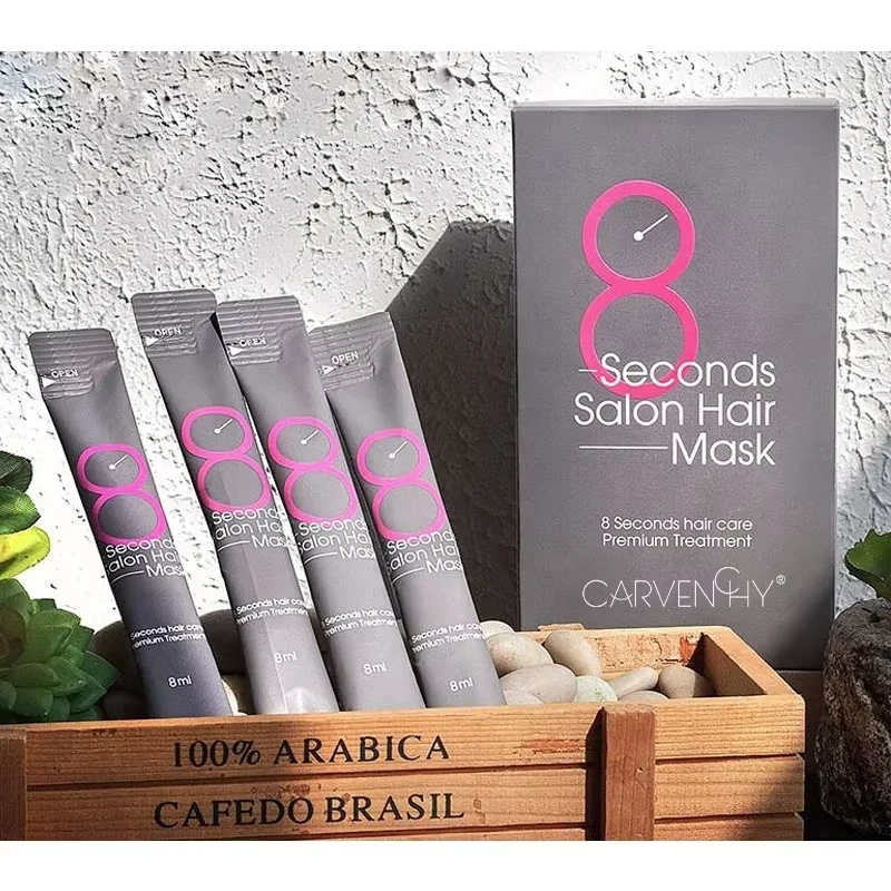 20Pcs 8ml 8 Seconds Salon Hair Mask Hair Care Premium Treatment Restoration Treatments Essence Supple Hydration Cream hair mask hair treatment