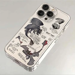 Lovely Toothless Fury Dragon Phone Case - Stylish Protective Back Cover - iPhone 15 (T - 296T250408401)
