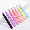 1pc Stainless Steel Eyebrow Tweezer Face Hair Removal Tweezers Colorful Makeup Eyelash Tweezer Eye Brow Clips Makeup Tools 1