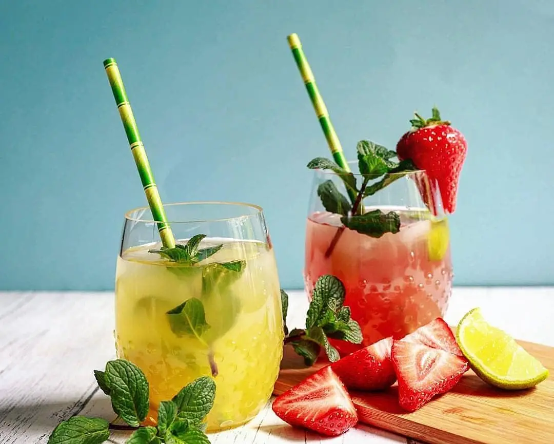 Paper Straws 12mm*190mm White 100p+6*197mm Green Bamboo 200p Disposable Party Drinking Straws for Juices Shakes and Smoothies