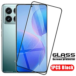 Premium Tempered Protective Glass Screen Protector for Redmi K60ultra (1pcs Black)