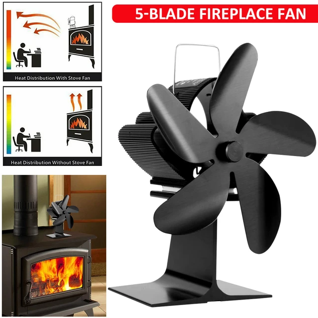 Fireplace Fan Stove Fan 7 Blade Heat-powered Stove Fan Wood Burner Fan Wood  Burning Heat Circulation Stove Fan Winter Heating - AliExpress