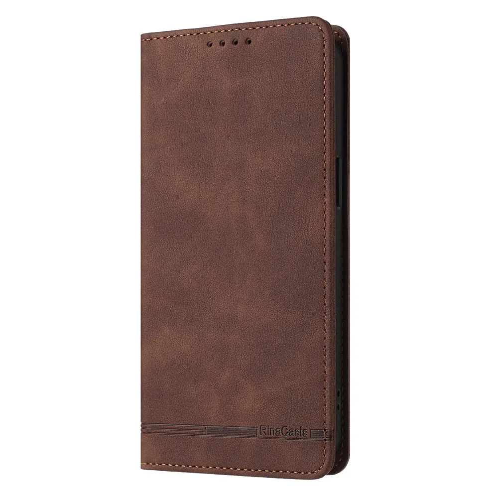 Luxury Magnetic Leather Wallet Flip Case - Premium Back Cover
