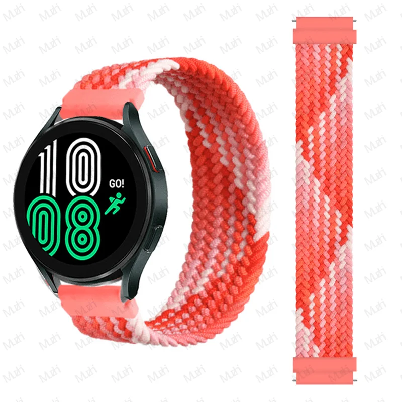 Braided Solo Loop Smartwatch Strap - 22mm/20mm Adjustable Bracelet