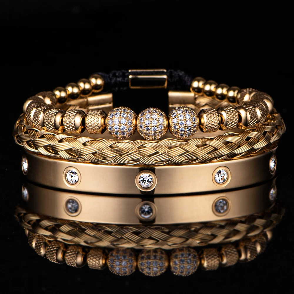 Luxury Bracelet & Bangle for Men | Gold & Black Bracelets – Golden Concept  India