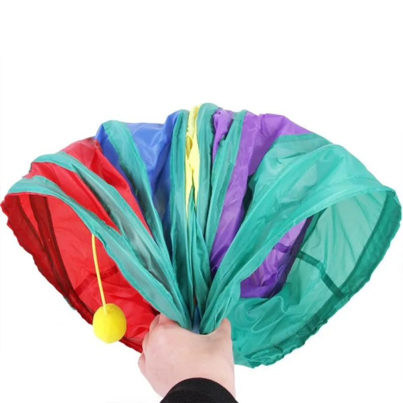 Foldable Small Pet Tunnel Cat Toys Puppy Kitten Rabbit Play