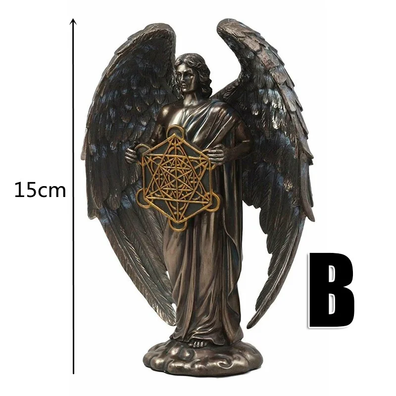 Statuette Ange Metradon En Résine – OxcmoBijoux – Figurine Ange Gardien