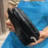 Natural Beautiful Black Tourmaline Quartz Specimen Crystal  Home Demagnetization Decoration Energy  Gem 1