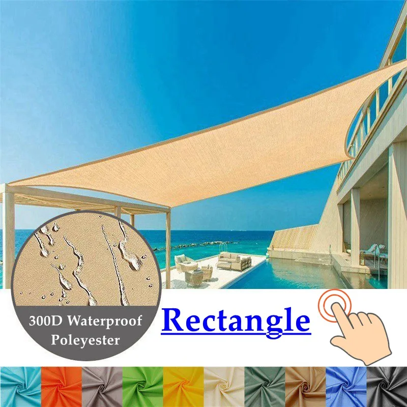 Description Picture 2 of itemWaterproof Sun Shade Sail Right Triangle Multi-Color Customizable Canopy Awning Garden Outdoor Awnings Pergola Sunshade Sail