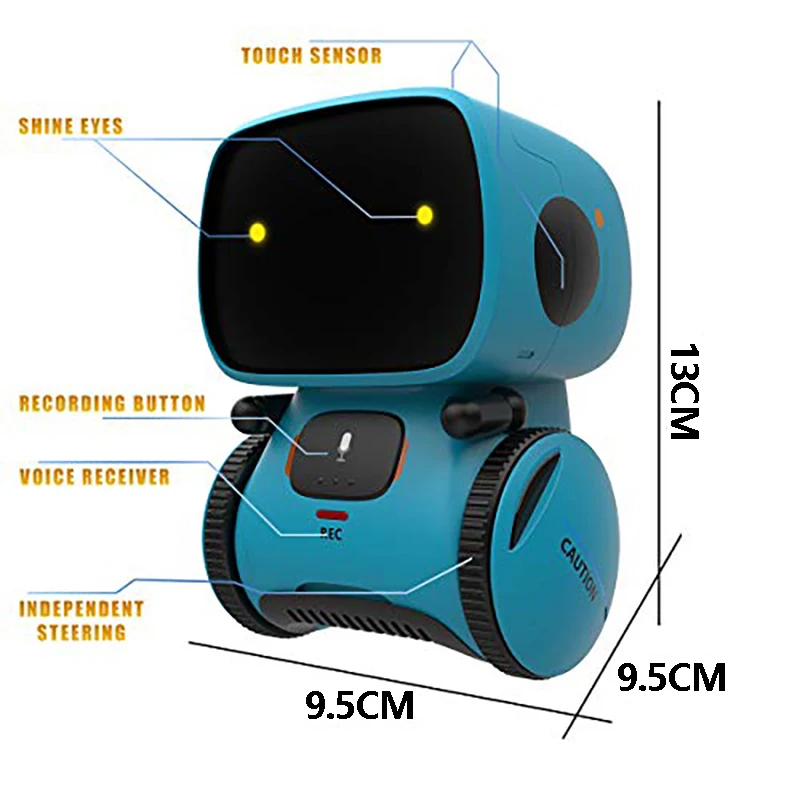 Toy Robot Smart Dancing for Kids - Voice Command, Singing, Repeating, and Sensor Features