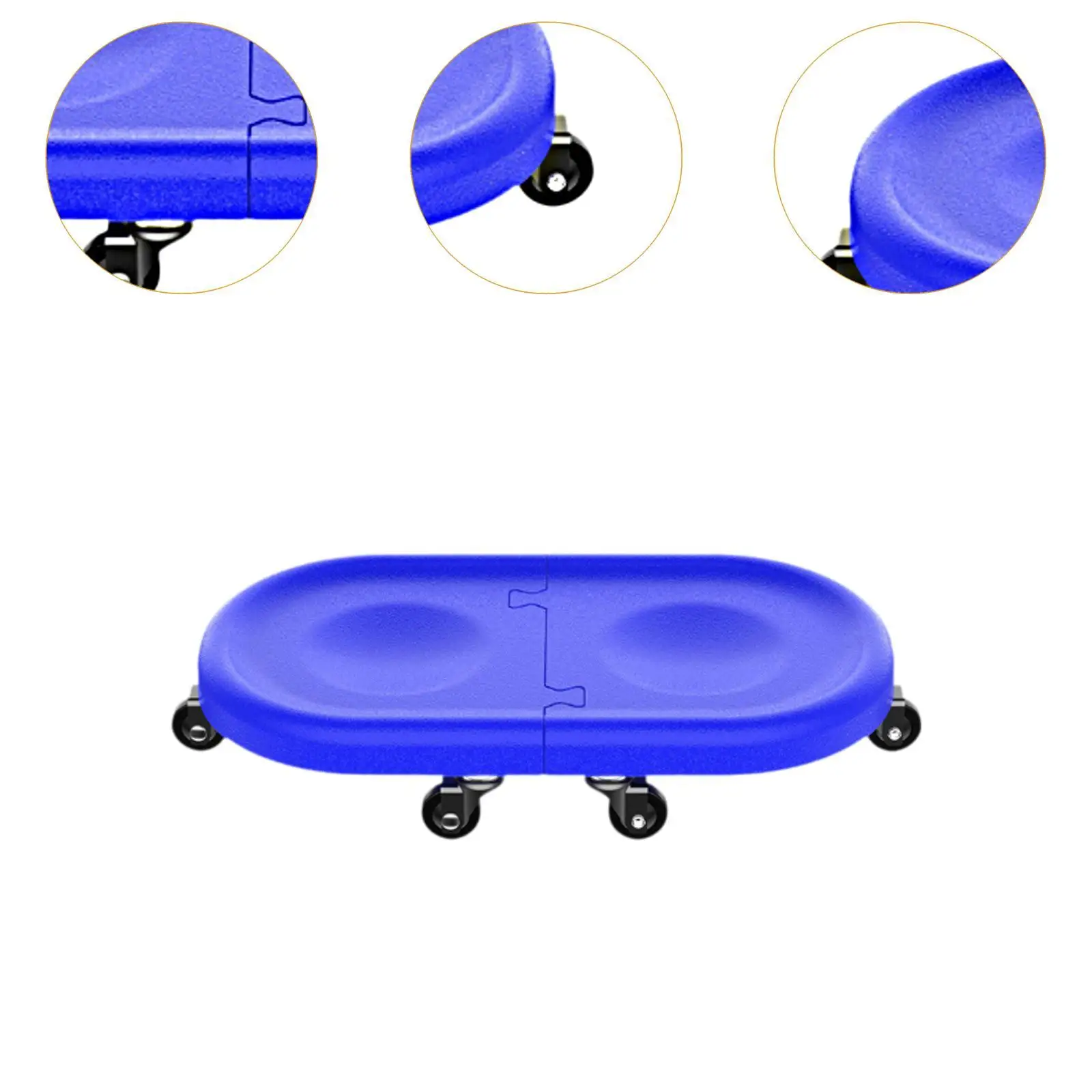 6 Wheel Abdominal Disc Wheel Roller Core Strength Training Exercise Slider