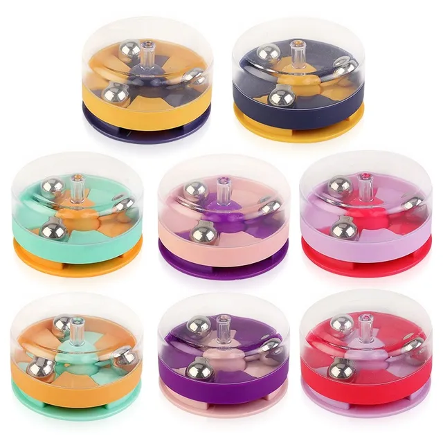 Creative Decompression Running Bead Ball Disc Spinner PressTo rotate Vent Relieve Stress  Desk Toys Office Kids Fidget Toys 1