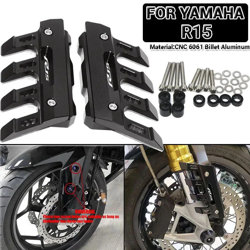 For YAMAHA YZFR15 R15 2011-2020 Motorcycle Mudguard Side Protection Mount  Shock Absorber Front Fender Cover Anti-fall Slider - AliExpress