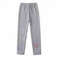 Leggings pour enfants de 3 à 8 ans, bas thermiques doublés en polaire, pantalons décontractés pour bébés, pantalons chauds, collants élastiques en forme de lapin, 2026 6