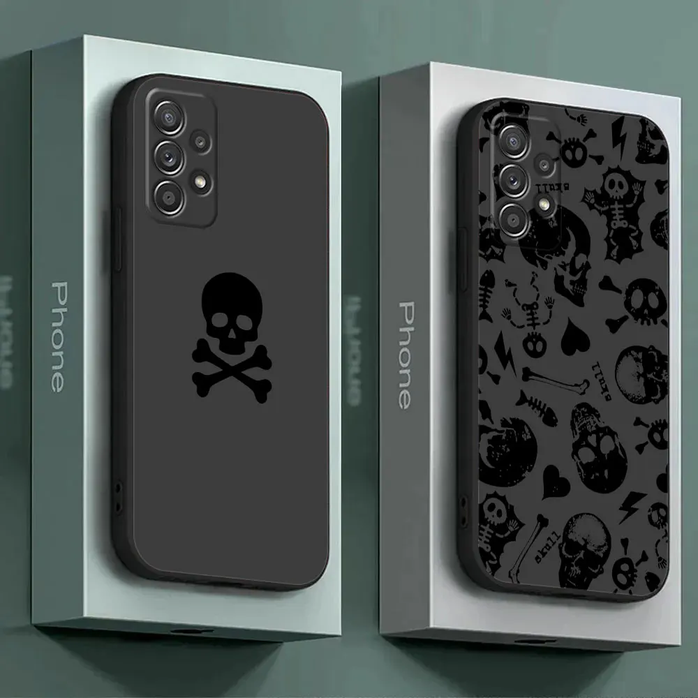 Halloween Bone Skull Themed Phone Case Cover