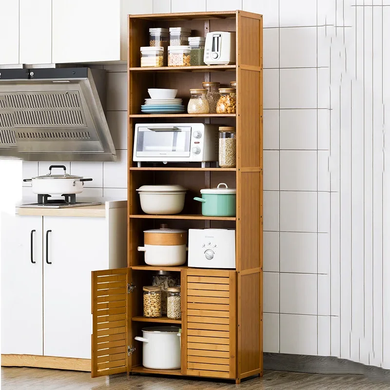 Shelf Closet Kitchen Cabinets Sideboard Storage Bamboo Display Filing Kitchen Cabinet Laden Corner Archivadores Dining Room Sets