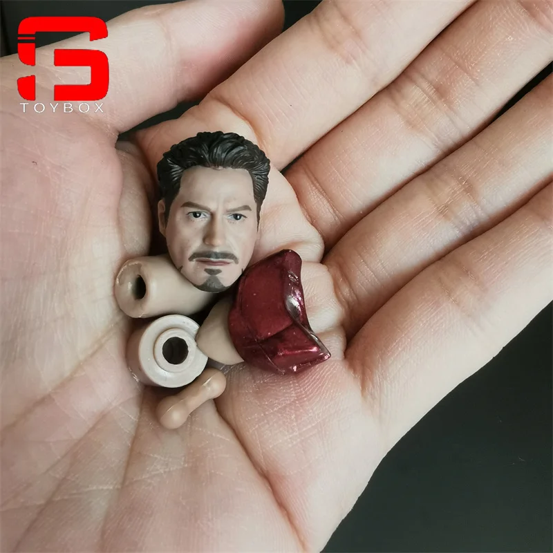 1/6 トニースターク　ヘッド　頭部 ホットトイズ トニー・スターク ヘッドパーツ 1/6 アイアンマン
