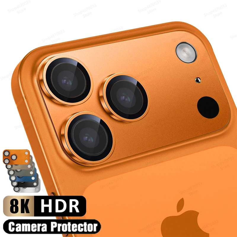 Premium Metal Camera Protector with Tempered Glass Cover for Enhanced Lens Protection