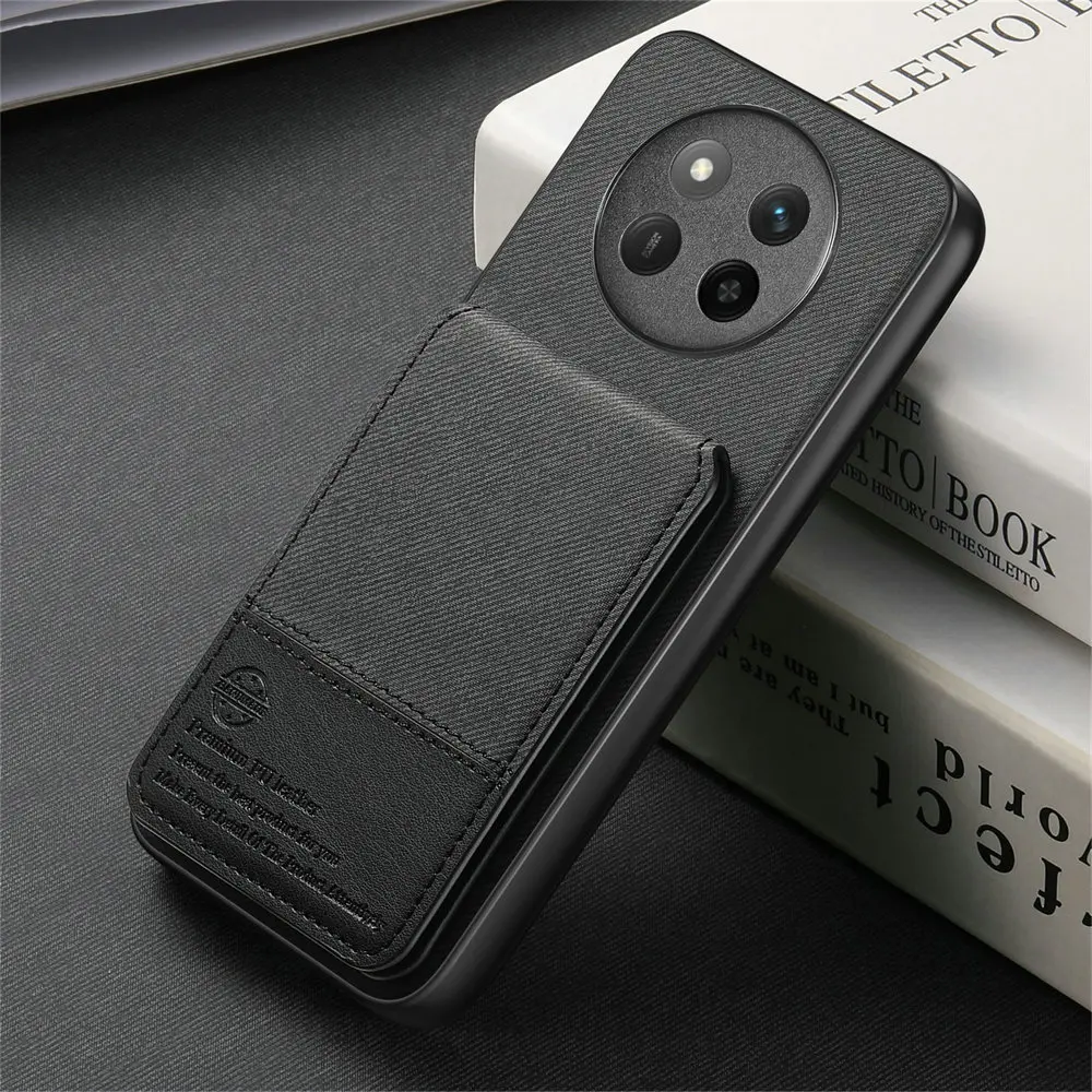 Luxury RFID Leather Card Wallet Case with Stand