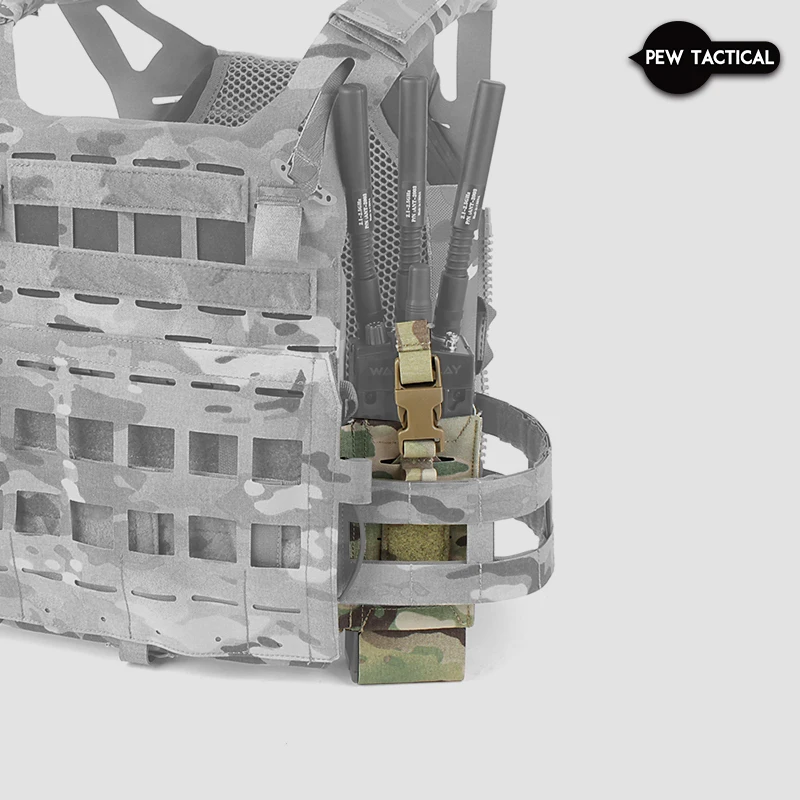 PEW TACTICAL CP STYLE AIRLITE CONFIGURABLE RADIO POUCH FOR SPC 3