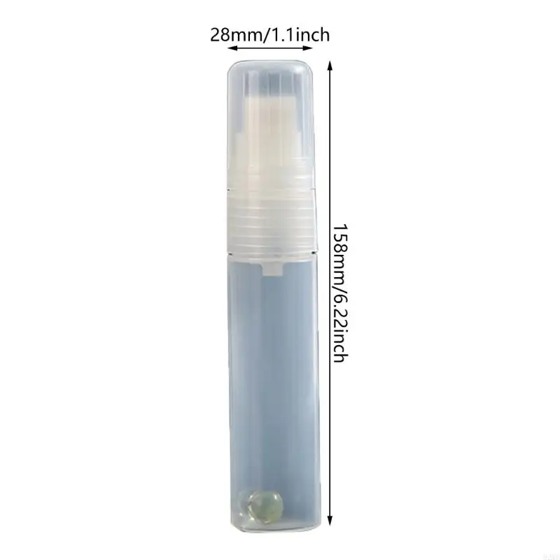 92MB 2 PCS/SET 빈 페인트 마커 설정 15mm 플랫 헤드 리필 가능한 페인트 펜
