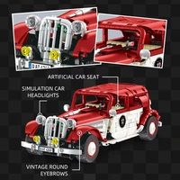 2025 NEW RC/APP Technical Brick Vintage Cars Classics Model Building Block Assembling Toys for Boys Birthday Christmas Gifts Set 3