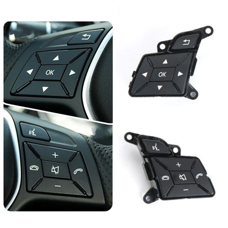 

Car Steering Wheel Control Menu Control Switch Button Cover For Mercedes Benz W204 X204 W212 C E GLK Class 2185400162